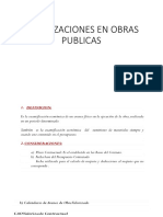 Valorizaciones en Obras Publicas PDF