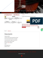 el desamor – sevillana – Partituras Gran Coda