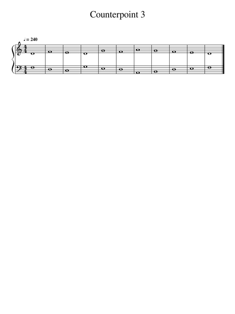 Counterpoint 3 PDF | PDF