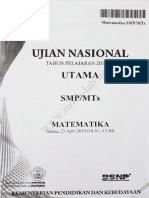 UN SMP 2019 MTK P1 (Www.m4th-Lab - Net) PDF