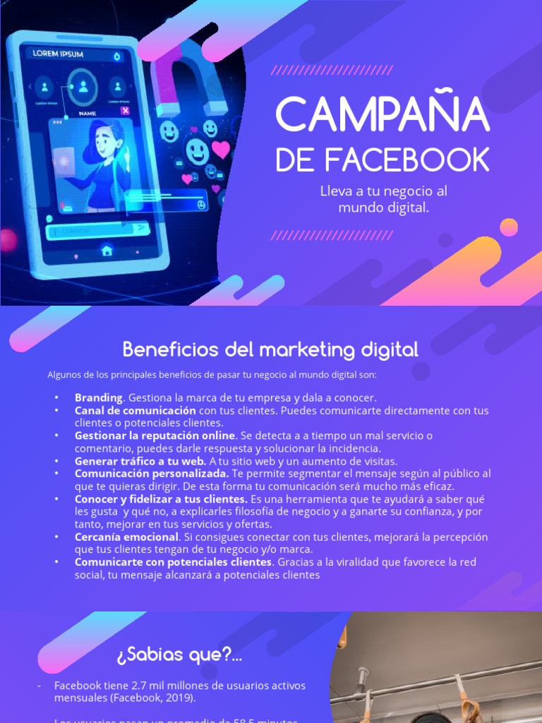 Estrategias de Mercadeo en Facebook | PDF | Facebook | Servicio de ...