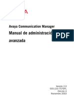 Guía de Administración para Avaya Communication Manager (Avanzado)