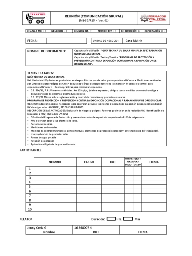 Formato Difusion Ruv | PDF | Ultravioleta | Protector solar