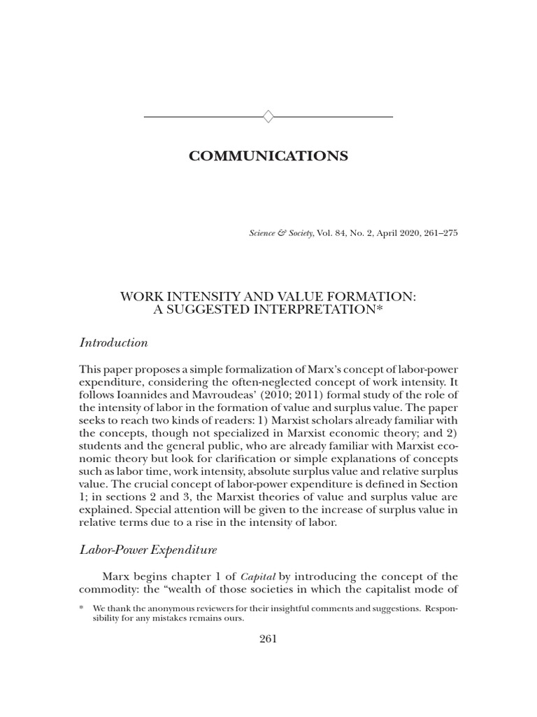 Marxist Labor Theory Simplified | PDF | Value (Economics) | Labour ...