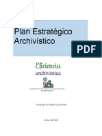 Plan Estrategico Eficiencia Archivistica