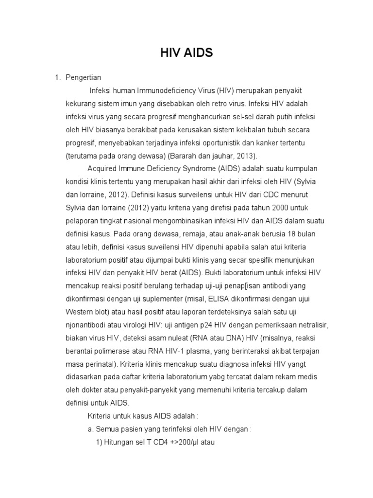 Askep HIV AIDS | PDF