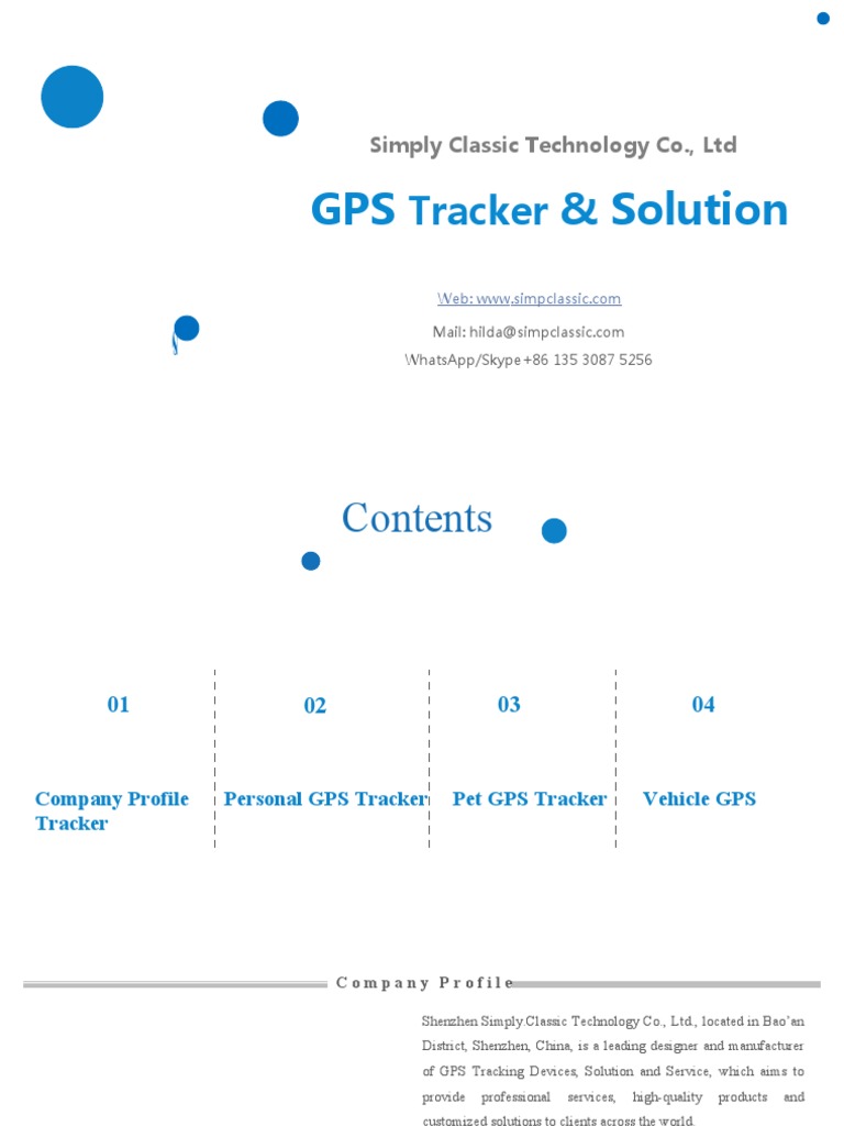 GPS Tracking Solutions Guide | PDF | Global Positioning System | Wi Fi