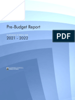 Pre Budget Report 2021-2022 Final Revised 19 Jan 21