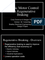 Electric Motor Control With Regenerative Braking