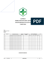 Blanko Laporan Posyandu Aktif