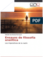 ENSAYOS DE FILOSOFÍA ANALÍTICA