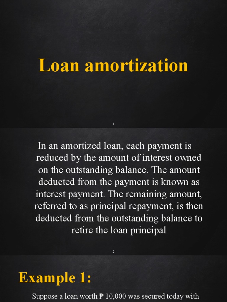 Loan Amortization PDF Loans Color