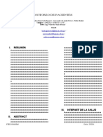 Monitoreo de Pacientes: I. Resumen