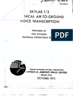 Skylab 1/3 Technical Air-To-Ground Voice Transcription 4 of 6