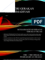 Ciri - Ciri Gerakan Muhammadiyah