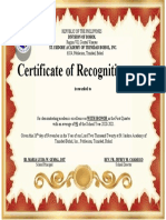 gr.9 Certificate