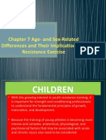 Chapter 7 Age-And Sex-Related Differences and Their Implications For Resistance Exercise
