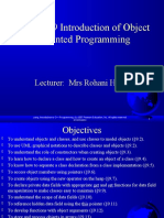 Chapter 9 Introduction of Object Oriented Programming: Lecturer: Mrs Rohani Hassan