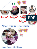 Noor Imani Khalishah: 1 Year Old 3 Years Old 4 Years Old