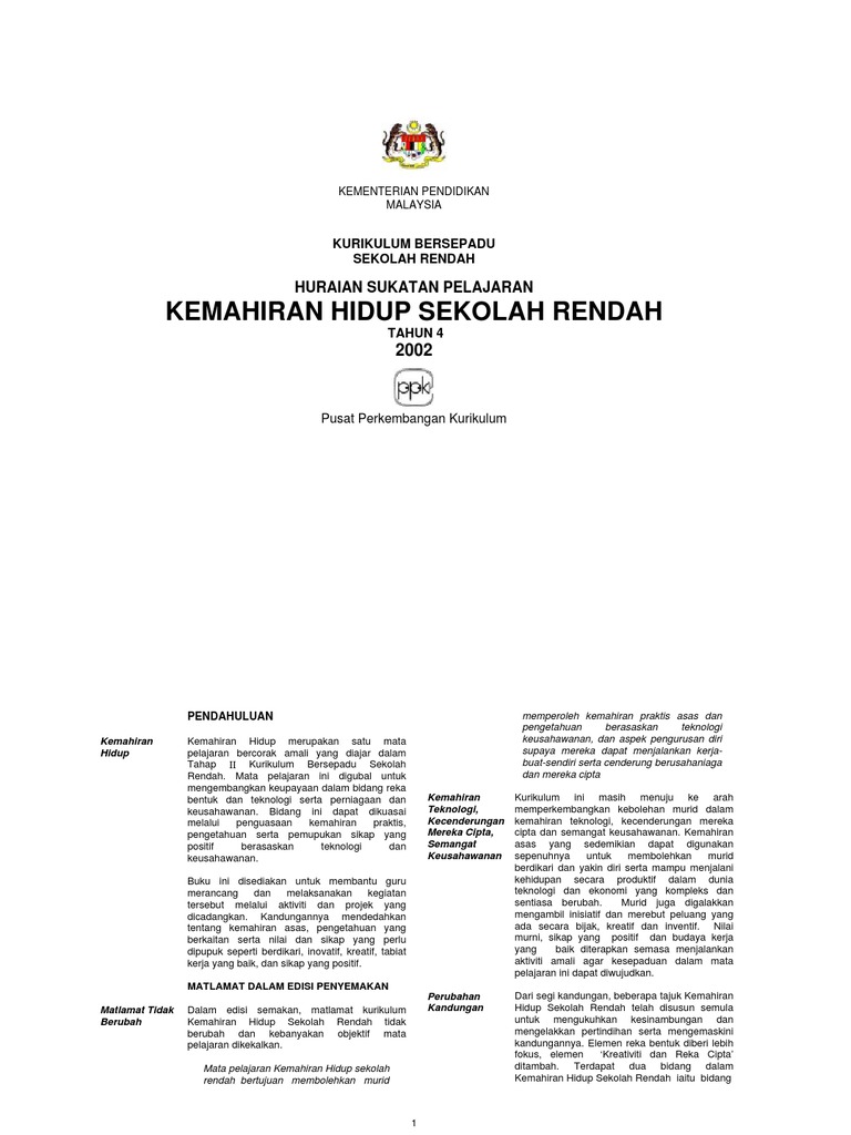 K Hidup Tahun 4 Pdf