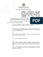 Lei - Política de Combate A Desertificação Alagoas