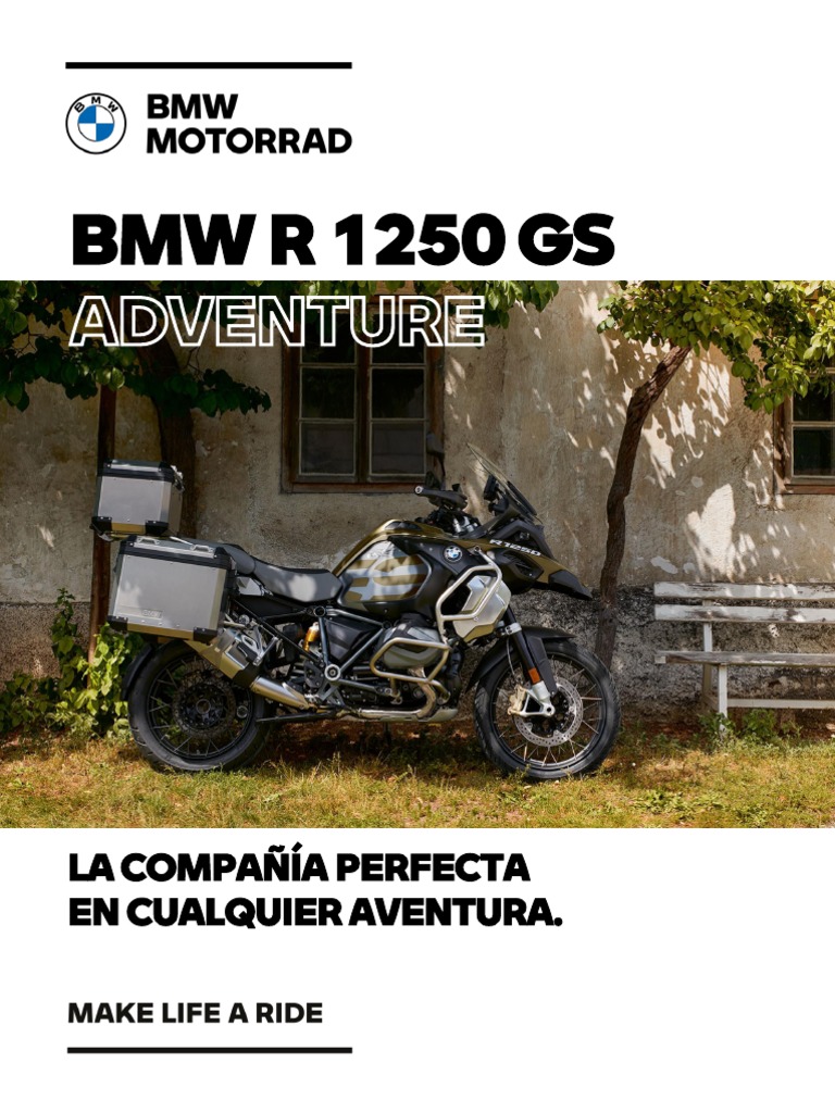 Ficha Técnica R 1250 GS ADVENTURE | PDF | BMW | Vehículos de ruedas
