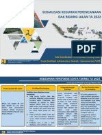 Sosialisasi Kegiatan Perencanaan DAK Bidang Jalan - 2022