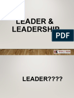Leader & Leadership