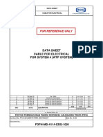 Electrical Cable Shedule PDF