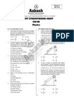 Concept Strengthening Sheet (CSS-06) - OYM - Physics PDF