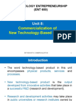 Commercialization of New Technology-Based Product: Unit 8