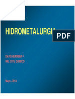 Charla Hidrometalurgia UPV 140508