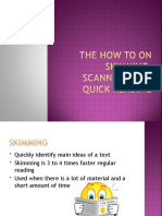 Materi Kuliah Bhs Inggris 6 - Scanning For Details