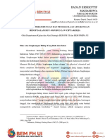 Kajian Lingkungan Omnibus Law RUU Cipta Kerja PDF
