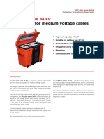 Test System For Medium Voltage Cables: VLF Sine Wave 34 KV