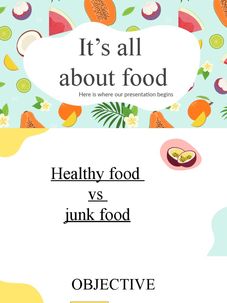 Healthy vs Junk Food Comparison | PDF | Healthy Diet | Junk Food