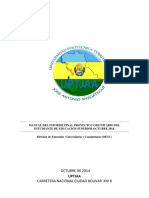 Manual Del Informe Final Proyecto Comunitario Del Estudiante de Educación Superior Octubre 2014 - PDF