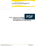 D.I.3. Library Exchange of Research Publications With Other HEI's and Agencies Is Maintained