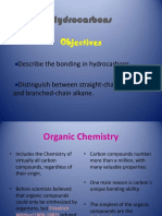 Hydrocarbons: Objectives