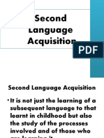 Second Language Acquisition: Key Theories and Methods