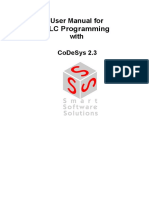 PLC Programming: User Manual For With