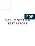 Circuit Breaker Test Reports