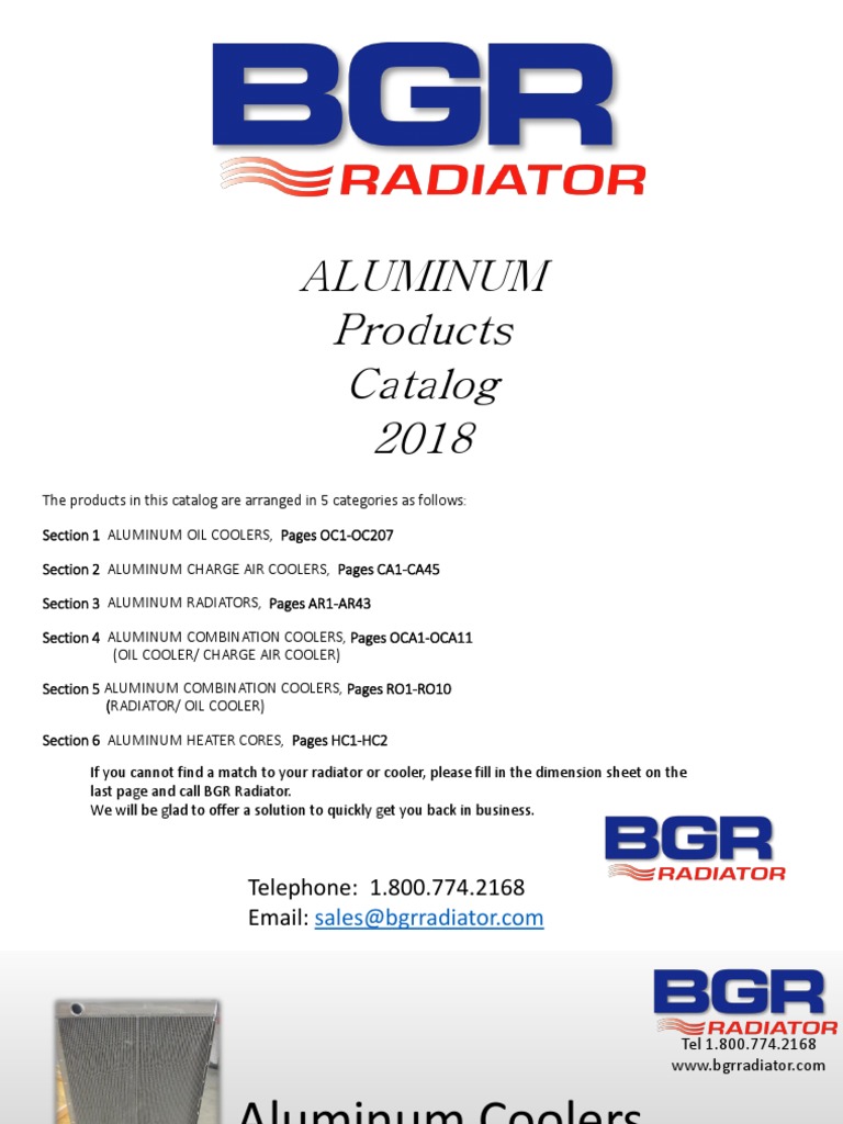 BGR Aluminum Products W Guide 10 - 2 - 2018 PDF | PDF | Engineering ...