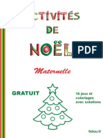 Cahier Noel Maternelle