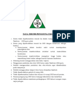 Tata Tertib Pengguna Uks