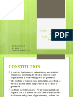 Assignment Constitutionalism & Constitutional Spirit