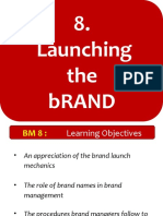 Launching The Brand