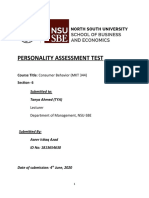 ASEER ISTIAQ AZAD 1813654630 Self Assessment-1 