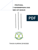 PROPOSAL KEGIATAN DIKLAT OSIS (Diluar Seklah)