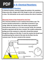 Chapter 8 Chemical Reactions